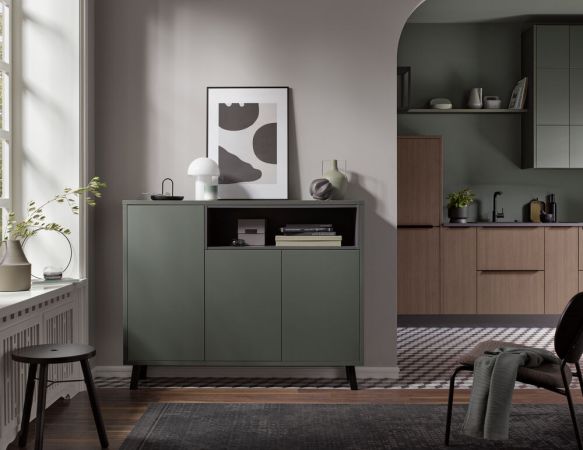 vegas gruen metallic linea walnuss natur sideboard online d1 vegas gruen metallic linea walnuss natur sideboard online d1